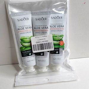 New (3 packs) sadoer aloe vera refreshing moisturizing hand cream...